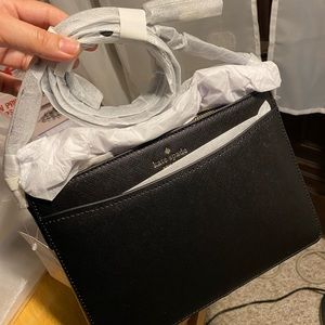 Black Kate Spade crossbody - never used